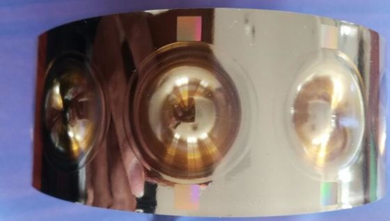 3D lente Cat Eye Film colorida, filme de empacotamento colorido da lantejoula BOPP do ANIMAL DE ESTIMAÇÃO