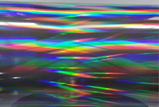 A caixa de presente feita sob encomenda do multi projeto modela o filme decorativo do arco-íris da laminação holográfica