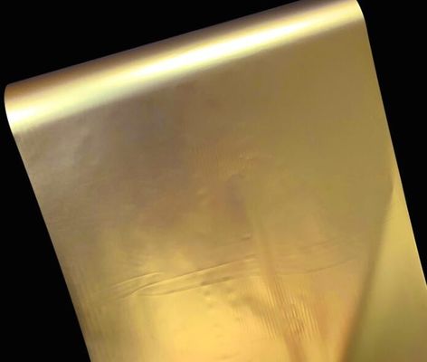 Filme holográfico da projeção do ouro, filme da projeção da janela da bobina 100micron