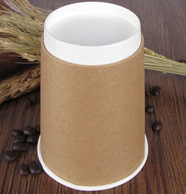 8oz copo de papel biodegradável, copo descartável do papel de embalagem do chá do leite