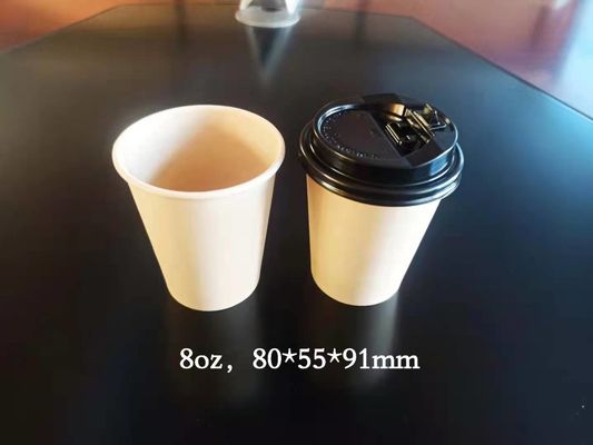 copos de café 260+18pe descartáveis, anti copos de papel quentes escaldando da bebida 10oz