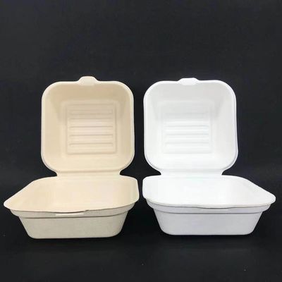 Trigo natural de 3 partes Straw Lunch Bento Box Disposable biodegradável