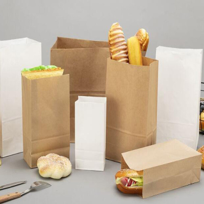 Branco do recipiente do empacotamento de alimento e cor à prova de graxa personalizados da bacia de Kraft