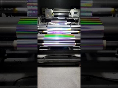 18um Holográfico Bopp Color Glitter Film, coluna de luz horizontal BOPP filme para embalagens de medicamentos