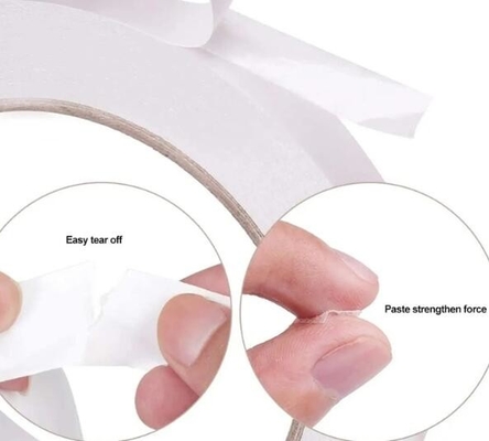 Banda de bordado de papel de dois lados com solvente / solvente