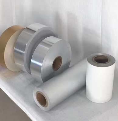 Papel de embalagem de chocolate de qualidade alimentícia de ouro prateado papel de alumínio