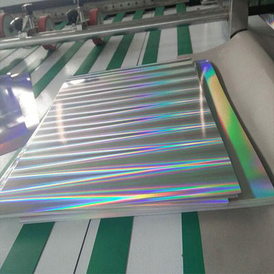 Papel holográfico metalizado / cartão para impressão e embalagem
