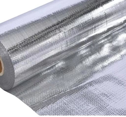 Fabrico de tecido de alumínio com apoio de folha de alumínio com isolamento térmico de tecido mono ou duplo reflector