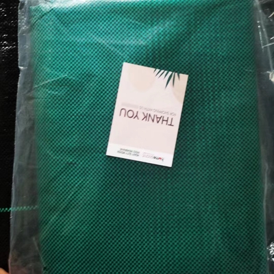 70-180GSM Tecido anti-ervas daninhas não tecido em PP preto e verde para ervas daninhas, tapete de ervas daninhas