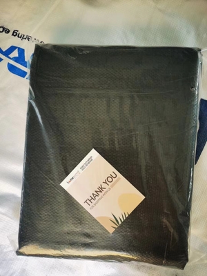 Rolo de revestimento de solo de tecido preto, membrana de controle de ervas daninhas Anti-ervas daninhas Tecido de fábrica 80GSM 90GSM 100GSM