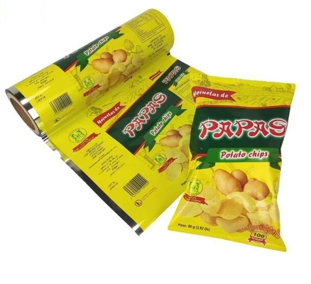 Rolo de filme laminador de PET AL de 12 microns para embalagens de serpente