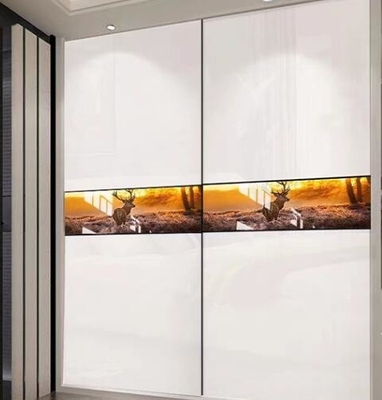 Filme de cristal anti-gravagem montado a frio, pintura decorativa para animais de estimação