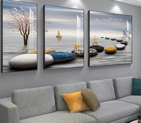 Filme de cristal anti-gravagem montado a frio, pintura decorativa para animais de estimação