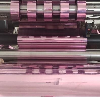 Película de PVC metalizada Pet Twist Film para embalagem de doces, Película de embalagem de doces metálicos
