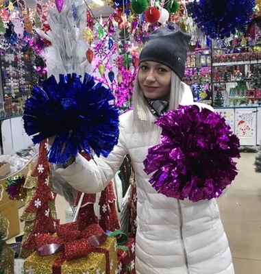 Celebração de Natal Relíquias de puxa, Relíquias de puxa decorativas, Flor de cor PVC