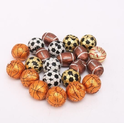 Folha de alumínio impressa em ouro e colorido personalizada para embalagem de doces ou embalagem de chocolate em folha / rolo