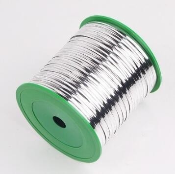 Varejo de 6-15 cm Correias de cabos de ouro e prata, correias de cabos coloridas para presente de alimentos para pão, cordas de cordel de torção de vedação