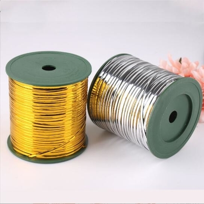 Varejo de 6-15 cm Correias de cabos de ouro e prata, correias de cabos coloridas para presente de alimentos para pão, cordas de cordel de torção de vedação