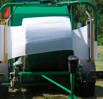 Película de revestimento de silos verde-branco-negro em plástico PE para embalagens de revestimento circular e quadrado agrícolas