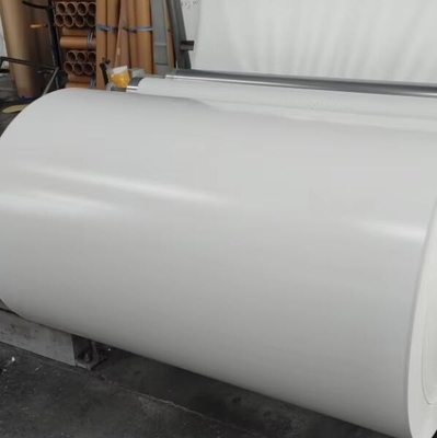 Papel de folha de PU branco de cor sólida para revestimento de contraplacado e placas MDF Papel decorativo para móveis