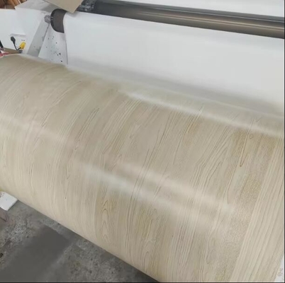 Películas de impressão para decoração de móveis de grãos de madeira, papel poliedrico decorativo para móveis