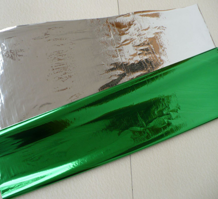 Película metalizada de propileno colorida / Película CPP refletora Mylar aluminizada