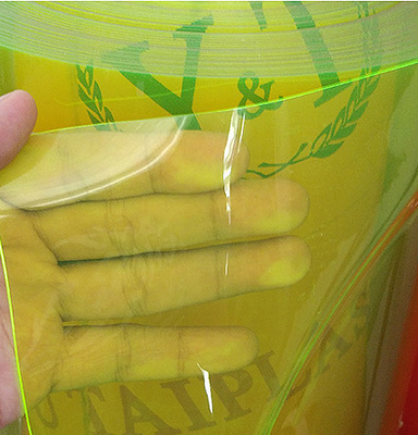 0.25mm Filme de PVC de embalagem fina flexível e transparente para sacos e toalhas de mesa
