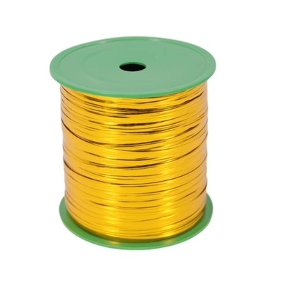 Fios de gravata revestidos de ouro metálico e plástico para pincelamento de sacos de pão