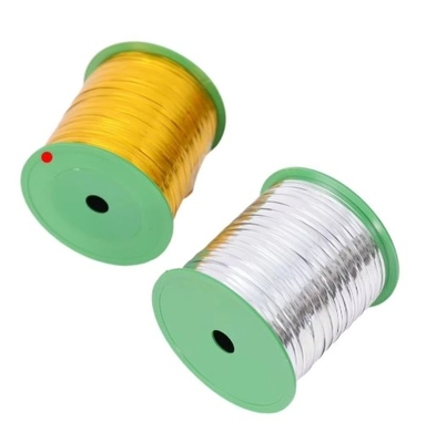 8cm de espiral metálico amarelo Twist Tie para pão e presente Twist Ties para embalagem de padaria
