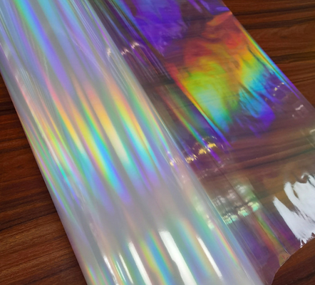 18um Holográfico Bopp Color Glitter Film, coluna de luz horizontal BOPP filme para embalagens de medicamentos