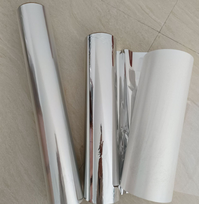 filme aluminizado para animais de estimação filme cpp aluminizado a vácuo filme mate alumínio leve duplo corona 12um