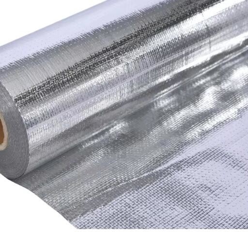 Fabrico de tecido de alumínio com apoio de folha de alumínio com isolamento térmico de tecido mono ou duplo reflector