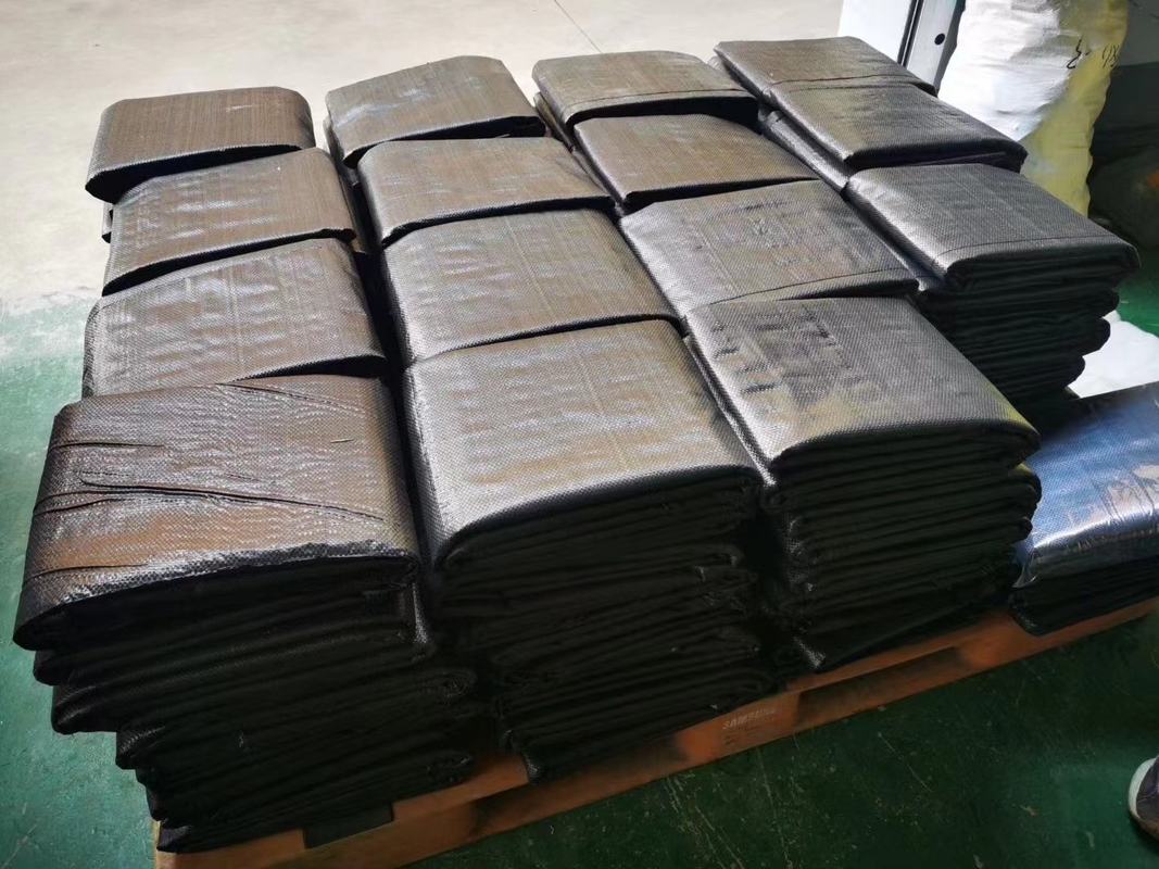 PP com alta permeabilidade UV Rocha de controle de ervas daninhas verde e preto