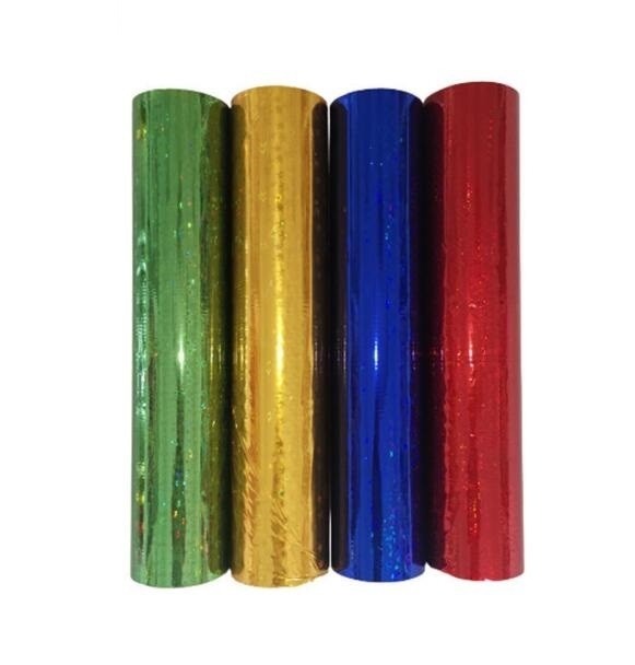 Fornecimento Prata Ouro Vermelho Pet Alumínio revestido Film Color Polyester Color Gold Film Laser Film Film Composite Film