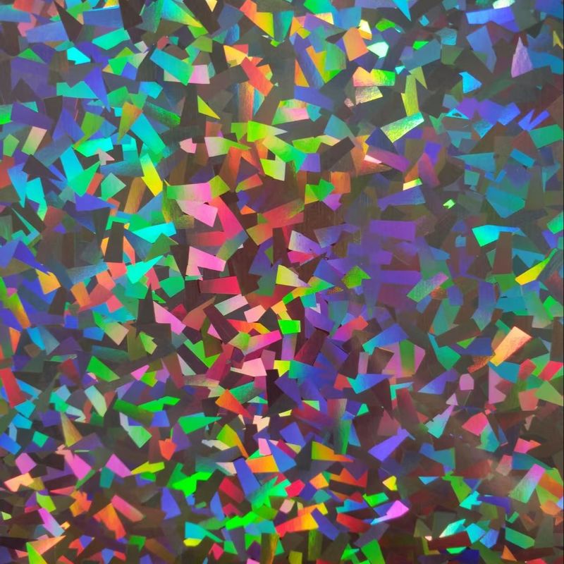 12mic PET/17mic bopp revestimento holográfico metalizado de base Usado para impressão UV